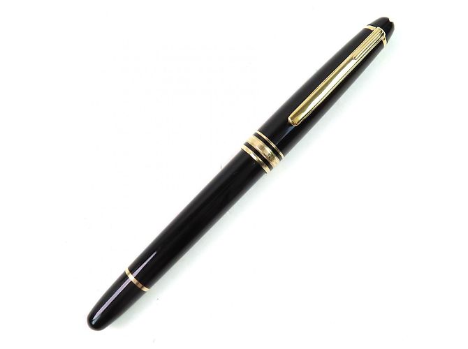 Montblanc Meisterstück 14K Füllfederhalter Schwarz - Ansicht 2