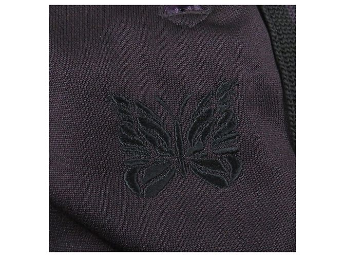 Autre Marque Calças de jersey com bordado de logo Needles Roxo - vista 5