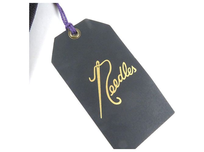 Autre Marque Calças de jersey com bordado de logo Needles Roxo - vista 8