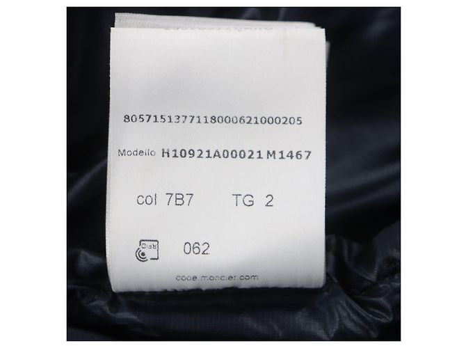 Chaleco de Plumas de Nylon Moncler Genius 2 IDIR Azul Azul marino - vista 13