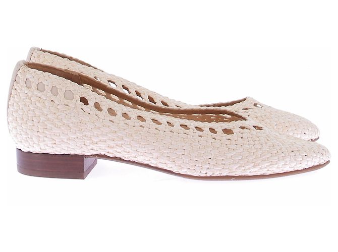 SéZane Beige Rafia 'Low Ania' Ballerinas - Ansicht 2