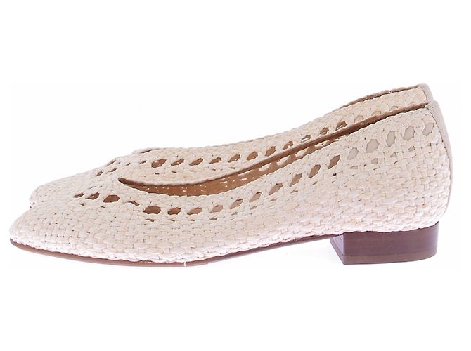 SéZane Beige Rafia 'Low Ania' Ballerinas - Ansicht 3