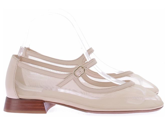 SéZane Bailarinas "Mary Jane" en malla beige - vista 2