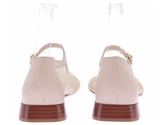 SéZane Bailarinas "Mary Jane" en malla beige - vista 5