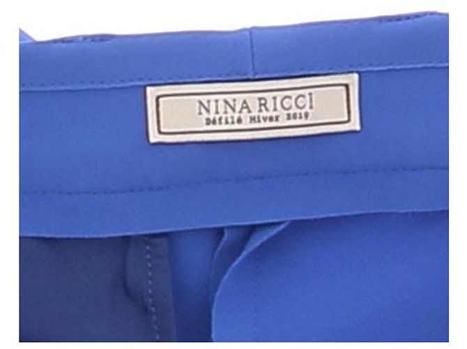 Nina Ricci Pantalones azules de la colección de invierno 2019 - vista 5