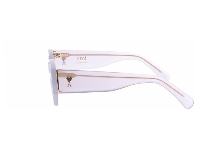 Gafas de sol azules Ami con logo dorado - vista 4