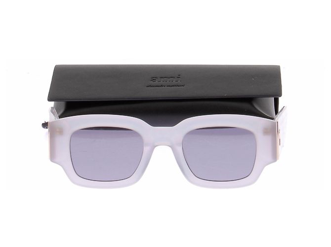 Gafas de sol azules Ami con logo dorado - vista 7