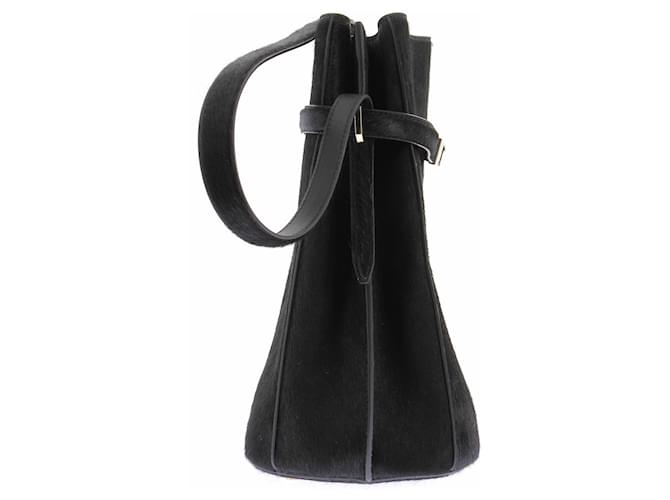 Totême Borsa a secchiello nera in pelle Nero - vista 3