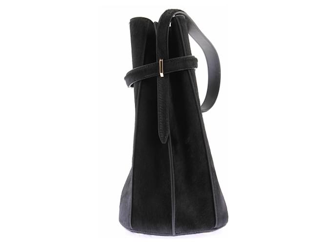 Totême Borsa a secchiello nera in pelle Nero - vista 4