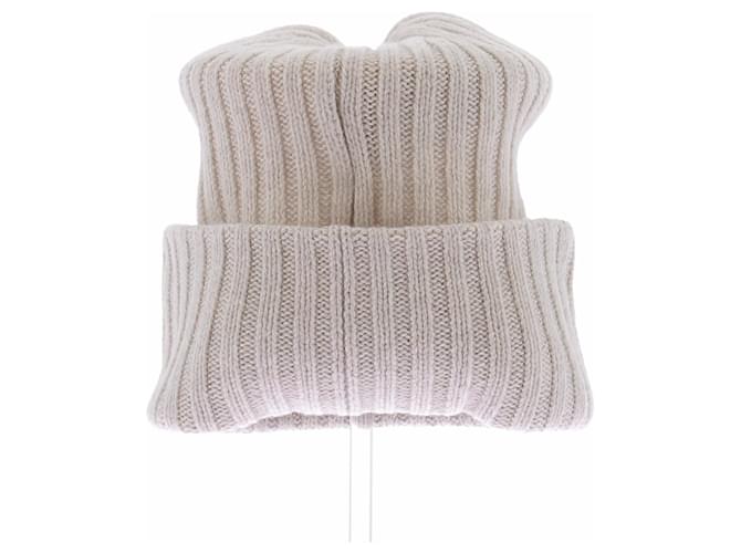 Autre Marque Beige Wollmütze - Ansicht 2