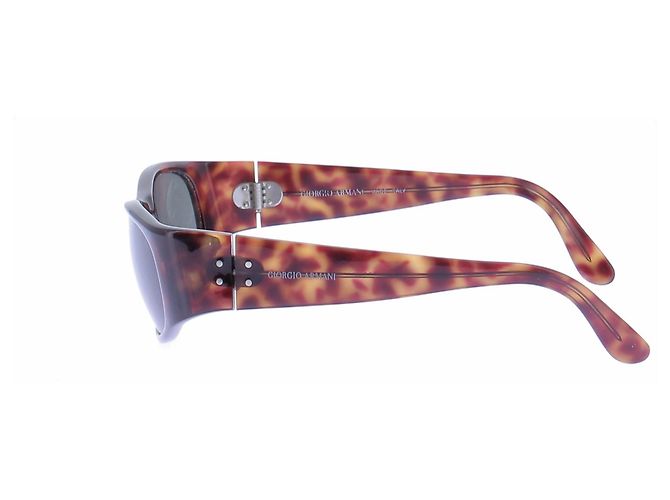 Gafas de sol Giorgio Armani marrones con estampado de escamas Castaño - vista 4