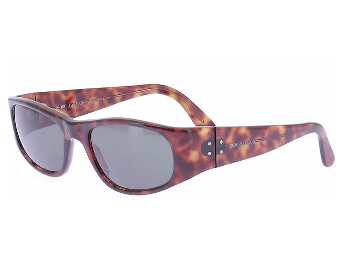 Gafas de sol Giorgio Armani marrones con estampado de escamas Castaño - vista 5