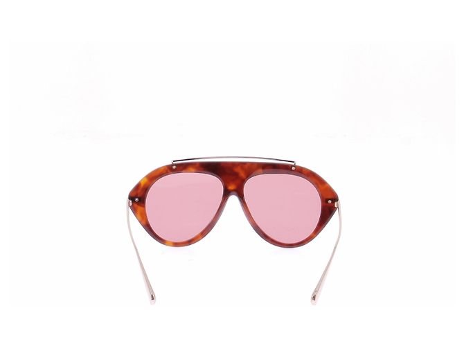 Autre Marque Occhiali da sole aviator "The icon 2.0" con lente rosa Marrone - vista 2