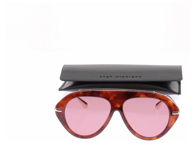 Autre Marque Occhiali da sole aviator "The icon 2.0" con lente rosa Marrone - vista 7