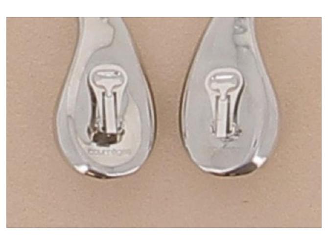 Courreges Silberne Ohrringe - Ansicht 3
