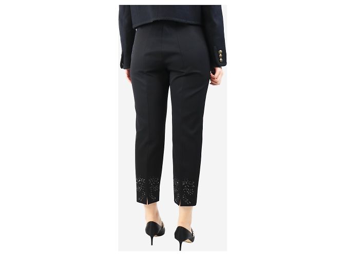 Autre Marque Schwarze maßgeschneiderte Hose - Größe UK 14 - Ansicht 3
