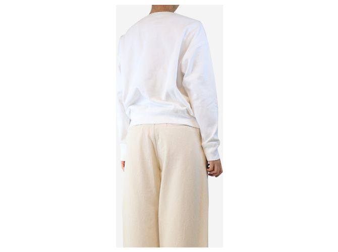 Polo Ralph Lauren Felpa bianca con collo rotondo - taglia L - vista 2