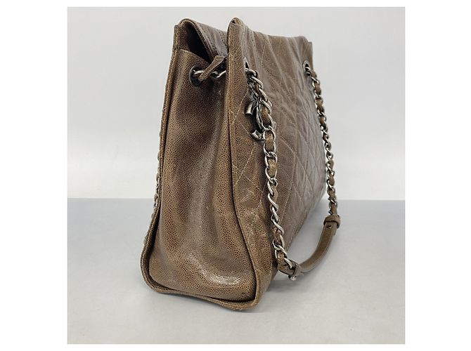 Timeless Bolso Tote Chanel Matelassé con cadena Marrón oscuro - vista 2
