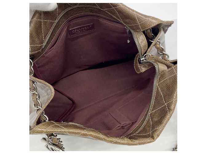 Timeless Bolso Tote Chanel Matelassé con cadena Marrón oscuro - vista 4