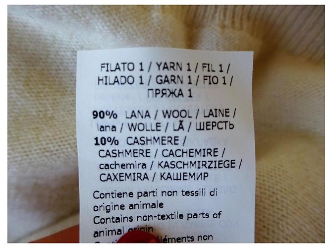Chic Cardigan von BLUMARINE mit MINK! Größe 46IT Beige - Ansicht 4