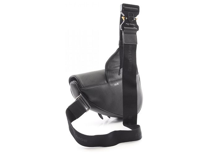 Borsa Saddle da Uomo Christian Dior Nero - vista 2