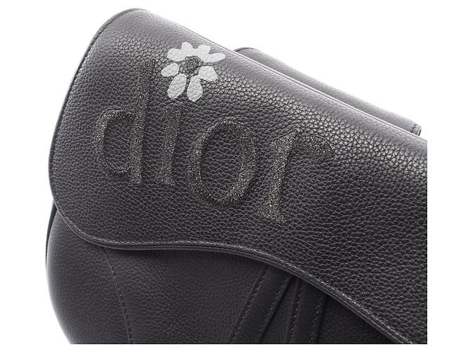 Borsa Saddle da Uomo Christian Dior Nero - vista 8