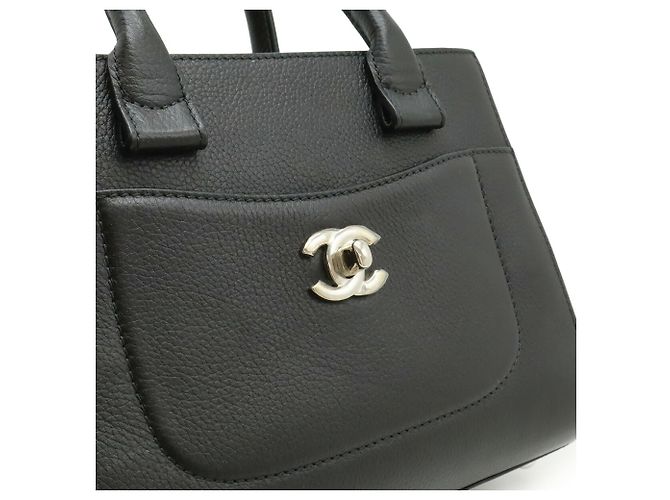 Chanel Neo Executive Tote Black Leather Handbag - view 10