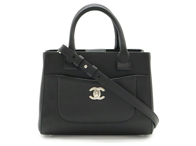 Chanel Neo Executive Tote Black Leather Handbag - view 2
