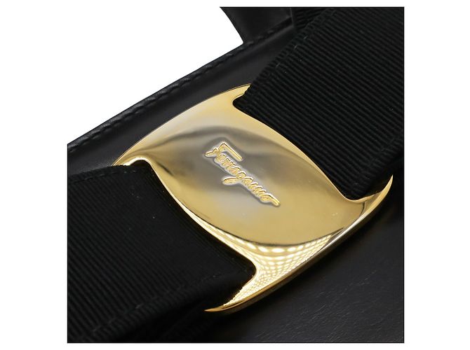 Borsa a mano/spalla Vara Salvatore Ferragamo Nero - vista 5