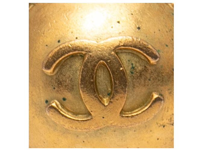 Vintage Chanel Coco Mark Ohrringe Golden - Ansicht 5