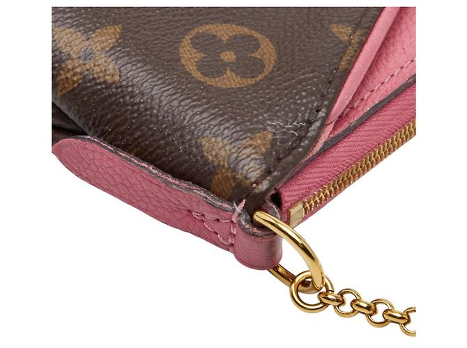 Borsa a mano Pallas Scratch Monogram Louis Vuitton Marrone Rosa - vista 6