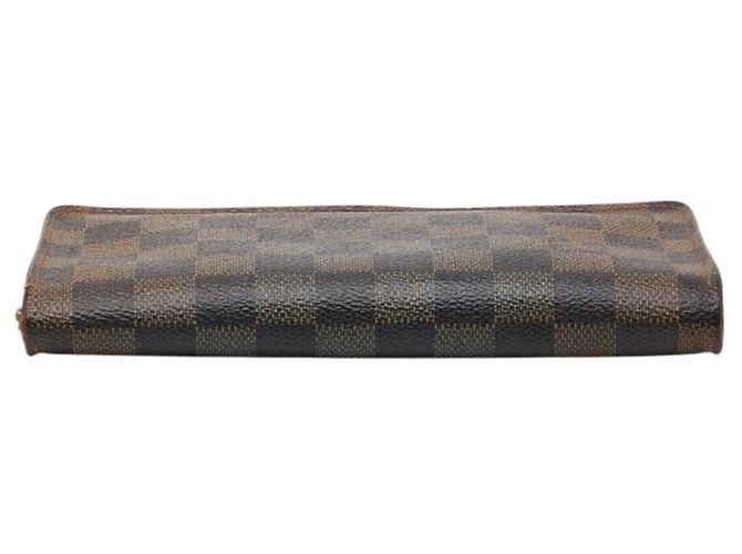 Louis Vuitton Damier Zip-around Langbörse Braun - Ansicht 3