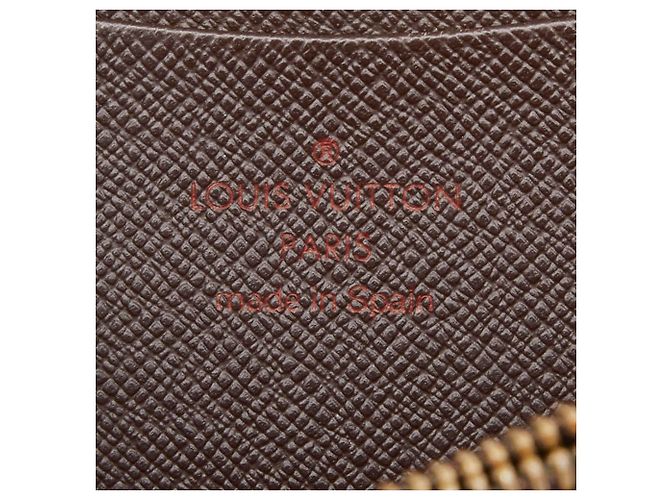 Louis Vuitton Damier Zip-around Langbörse Braun - Ansicht 8