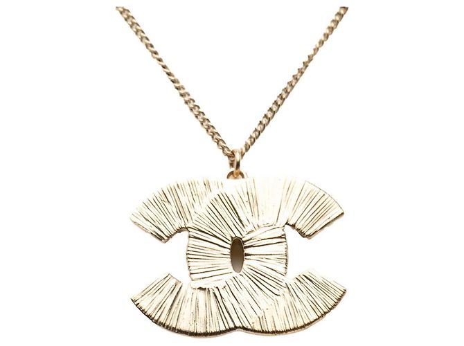 Collana Placcata Oro Chanel Coco Mark D'oro - vista 3