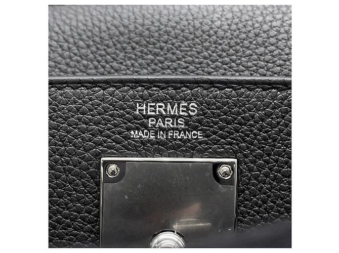 Hermès Borsa a corpo Hermes Kelly Akkad PM Nero - vista 8