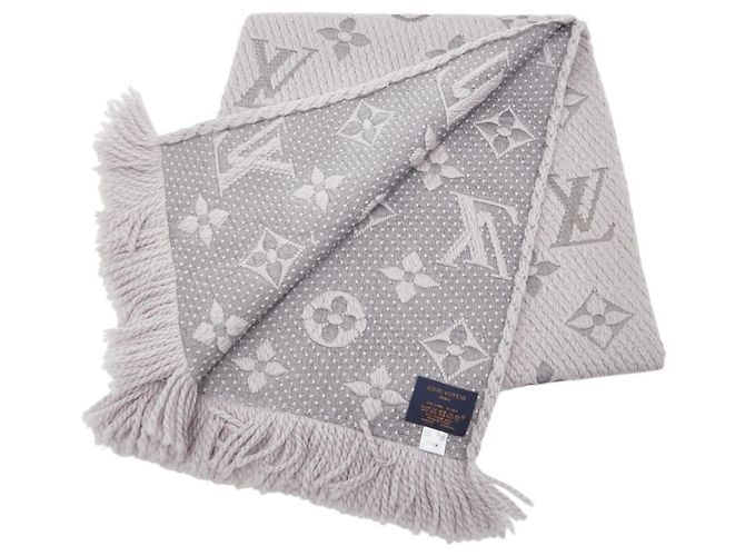 Bufanda Logomania Louis Vuitton Castaño - vista 2