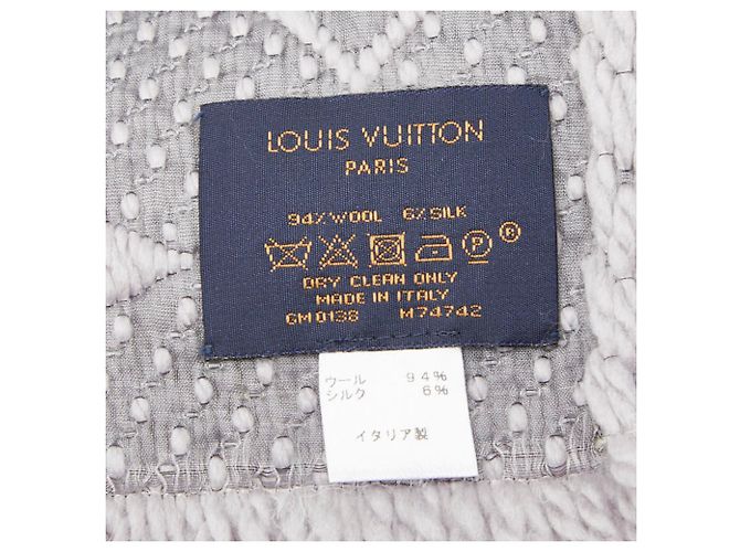 Bufanda Logomania Louis Vuitton Castaño - vista 3