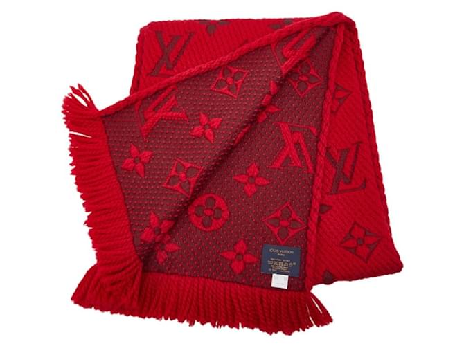Sciarpa Logomania Monogram Louis Vuitton Rosso - vista 2