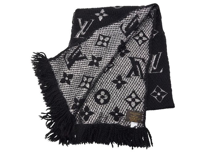 Sciarpa Logomania Shine Louis Vuitton Nero - vista 2