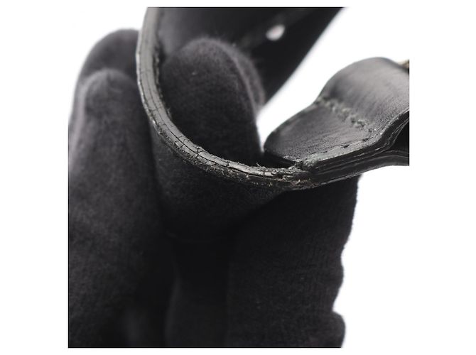 Gucci Diamante Leather Shoulder Bag Black - view 6
