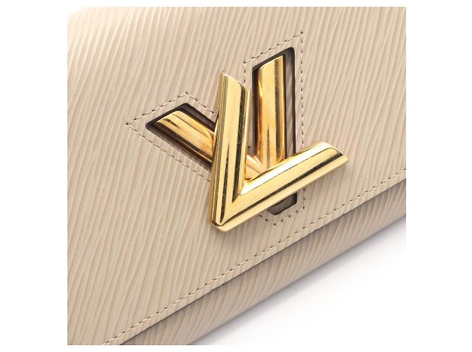 Cartera Bifold Long Twist de Louis Vuitton Beige - vista 8