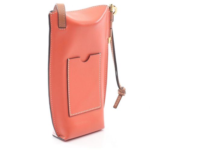 Borsa a Spalla Loewe Gate Pocket Rosa Rosso - vista 2