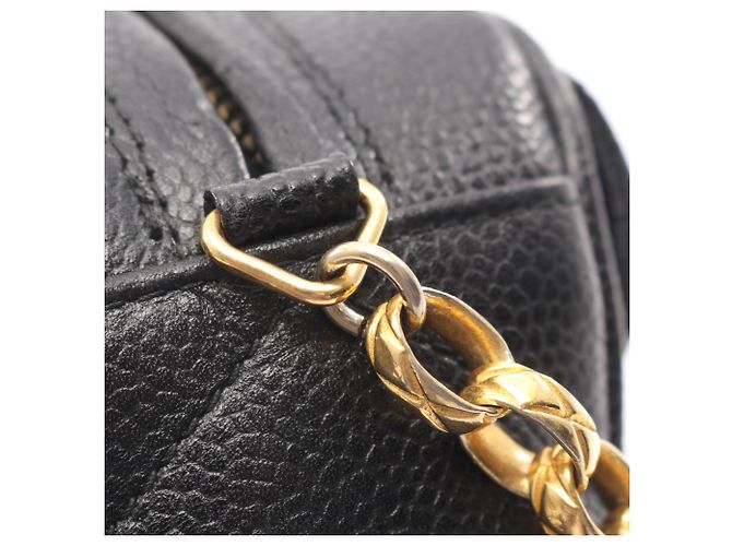 Borsa a Spalla Chanel V-Stitch Chevron Nero - vista 8