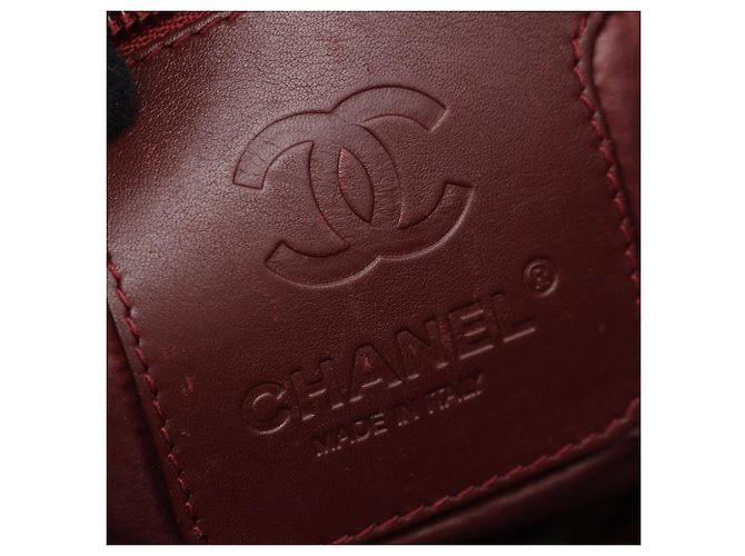 Borsa Tote Piccola Coco Cocoon di Chanel Nero Bordò - vista 4