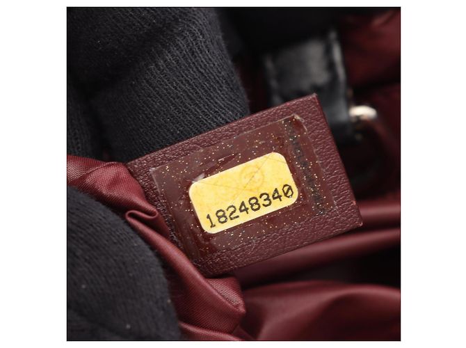 Borsa Tote Piccola Coco Cocoon di Chanel Nero Bordò - vista 5