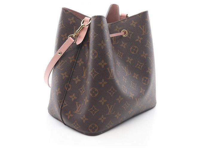 Néonoé Borsa a Spalla NeoNoe Louis Vuitton Marrone Rosa Monogramma - vista 2