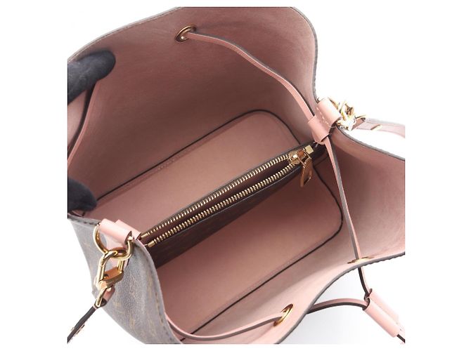 Néonoé Borsa a Spalla NeoNoe Louis Vuitton Marrone Rosa Monogramma - vista 3