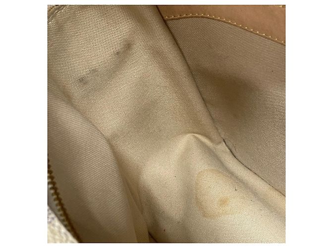 Borsa a Spalla Naviglio Damier Azur di Louis Vuitton Bianco - vista 10