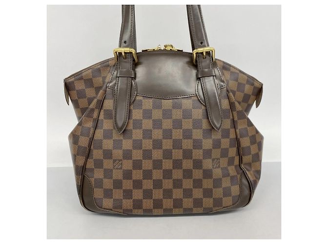 Borsa Louis Vuitton Damier Verona MM Ebano Damier ebene - vista 11