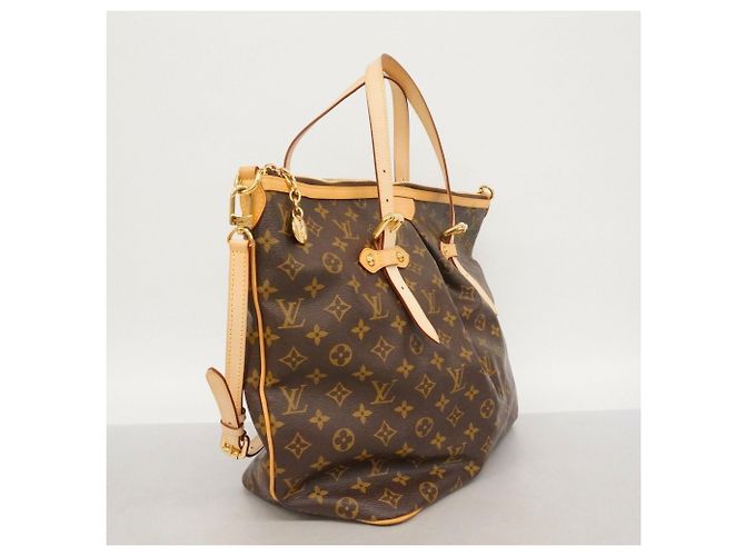 Borsa Tote Louis Vuitton Monogram Palermo GM Marrone - vista 2